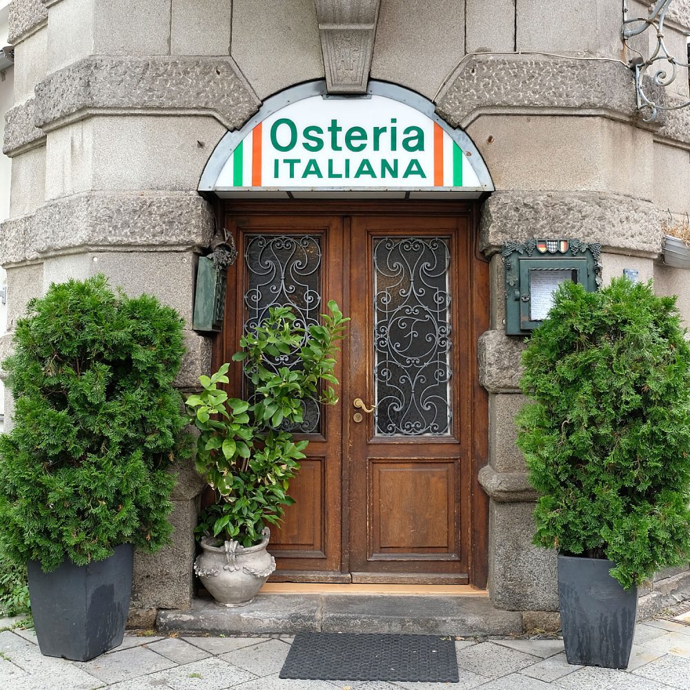 Osteria Italiana, Eingang vom Restaurant